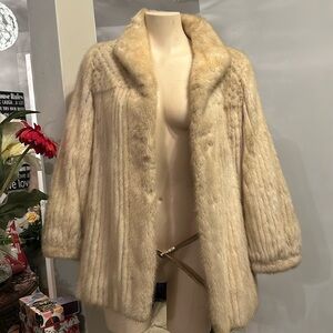 Real mink fur jacket size M
